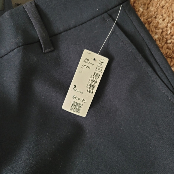 Reitmans Navy Tall Straight Leg  Pants Professional Style - Picture 5 of 8